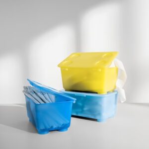 GLIS Boxes BLUE, WHITE, PINK (set of 3)